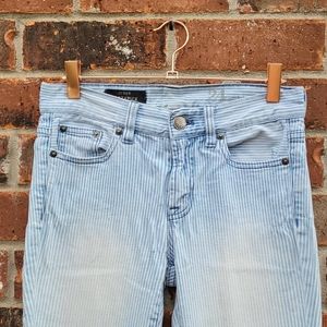 J.CREW Blue and White Pinstripe pants Size 24